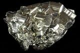 Gleaming, Cubic Pyrite Cluster - Peru #69587-1
